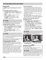 Preview for 16 page of Kenmore 790.7650 Use & Care Manual