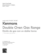 Kenmore 790.7802 Series Use & Care Manual предпросмотр