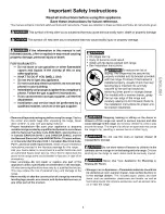 Preview for 3 page of Kenmore 790.7851 Series Use & Care Manual