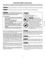 Preview for 3 page of Kenmore 790.7865 Use & Care Manual