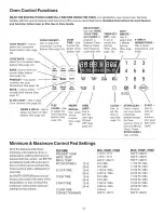 Предварительный просмотр 12 страницы Kenmore 790.7885 Series Use & Care Manual