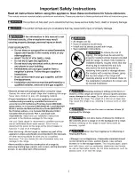 Preview for 3 page of Kenmore 790.7887 Series Use & Care Manual