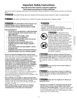 Preview for 3 page of Kenmore 790.79012 Use & Care Manual