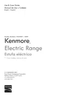 Kenmore 790.9010 Series Use & Care Manual preview