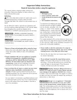 Preview for 3 page of Kenmore 790.9031 Series Use And Care Manual