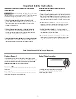 Preview for 6 page of Kenmore 790.9210 Use & Care Manual