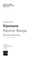 Предварительный просмотр 1 страницы Kenmore 790.9415 Series Use & Care Manual