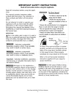 Preview for 3 page of Kenmore 790.9415 Series Use & Care Manual