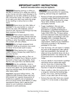 Preview for 4 page of Kenmore 790.9415 Series Use & Care Manual