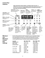 Предварительный просмотр 12 страницы Kenmore 790.95922 Use & Care Manual