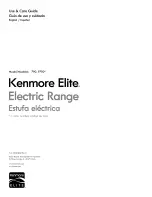 Предварительный просмотр 1 страницы Kenmore 790.9700 Series Use & Care Manual