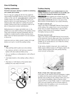 Preview for 35 page of Kenmore 790.9700 Series Use & Care Manual