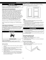 Предварительный просмотр 8 страницы Kenmore 7901 - 19.0 cu. Ft. Top Freezer Refrigerator Use And Care Manual