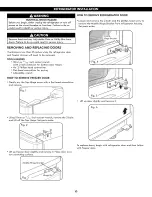 Предварительный просмотр 9 страницы Kenmore 7901 - 19.0 cu. Ft. Top Freezer Refrigerator Use And Care Manual