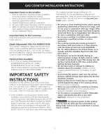 Preview for 3 page of Kenmore 79030503602 Installation Instructions Manual