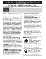 Preview for 2 page of Kenmore 79032602310 Installation Instructions Manual