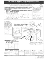 Предварительный просмотр 1 страницы Kenmore 79036682501 Installation Instructions Manual