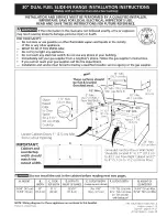 Preview for 1 page of Kenmore 79041032803 Installation Instructions Manual