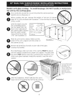 Preview for 3 page of Kenmore 79041032803 Installation Instructions Manual