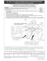 Предварительный просмотр 1 страницы Kenmore 79046622500 Installation Instructions Manual