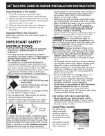 Preview for 4 page of Kenmore 79046762905 Installation Instructions Manual