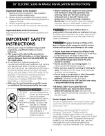 Preview for 2 page of Kenmore 79046991100 Installation Instructions Manual