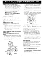 Предварительный просмотр 8 страницы Kenmore 79047153402 Installation Instructions Manual