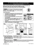 Preview for 1 page of Kenmore 79075663200 Installation Instructions Manual