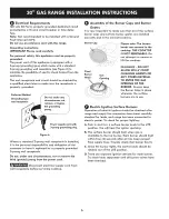 Preview for 6 page of Kenmore 79078012000 Installation Instructions Manual