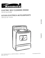 Kenmore 79095262991 Use & Care Manual предпросмотр