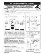 Предварительный просмотр 1 страницы Kenmore 79097502002 Installation Instructions Manual