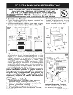 Preview for 1 page of Kenmore 79098052000 Installation Instructions Manual