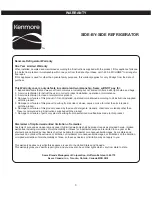 Preview for 3 page of Kenmore 795.5101 Series Use & Care Manual