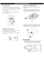 Preview for 21 page of Kenmore 795.5103 Series Use & Care Manual