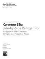 Kenmore 795.5107 Use And Care Manual preview