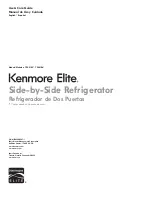 Preview for 1 page of Kenmore 795.5185 series Use & Care Manual