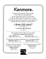 Preview for 44 page of Kenmore 795.5185 series Use & Care Manual