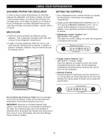 Предварительный просмотр 16 страницы Kenmore 795.6500 Series Use & Care Manual