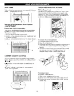 Предварительный просмотр 20 страницы Kenmore 795.6500 Series Use & Care Manual