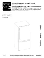 Предварительный просмотр 1 страницы Kenmore 795.6827 Series Use & Care Manual