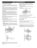 Предварительный просмотр 25 страницы Kenmore 795.6827 Series Use & Care Manual