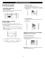 Предварительный просмотр 27 страницы Kenmore 795.6827 Series Use & Care Manual