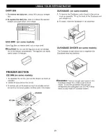 Предварительный просмотр 29 страницы Kenmore 795.6827 Series Use & Care Manual