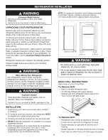 Предварительный просмотр 8 страницы Kenmore 795.6929 Series Use & Care Manual