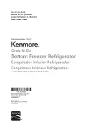 Kenmore 795.70332410 Use & Care Gude предпросмотр