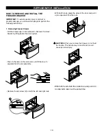 Предварительный просмотр 13 страницы Kenmore 795.7102 Series Use & Care Manual