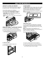 Предварительный просмотр 21 страницы Kenmore 795.7102 Series Use & Care Manual