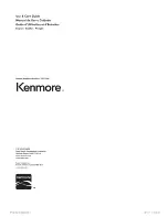 Kenmore 795.7109 Series Use And Care Manual preview