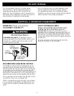 Preview for 7 page of Kenmore 795.7131 Series Use & Care Manual