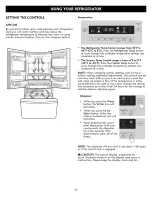 Preview for 17 page of Kenmore 795.7209 Use & Care Manual